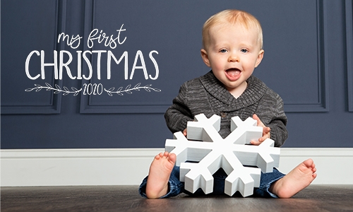 Easy photography tips for baby's first Christmas